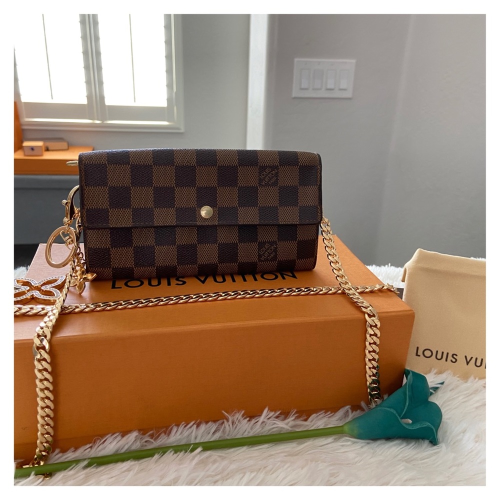 ❤️LV Damier Ebene Sarah Crossbody Bag❤️